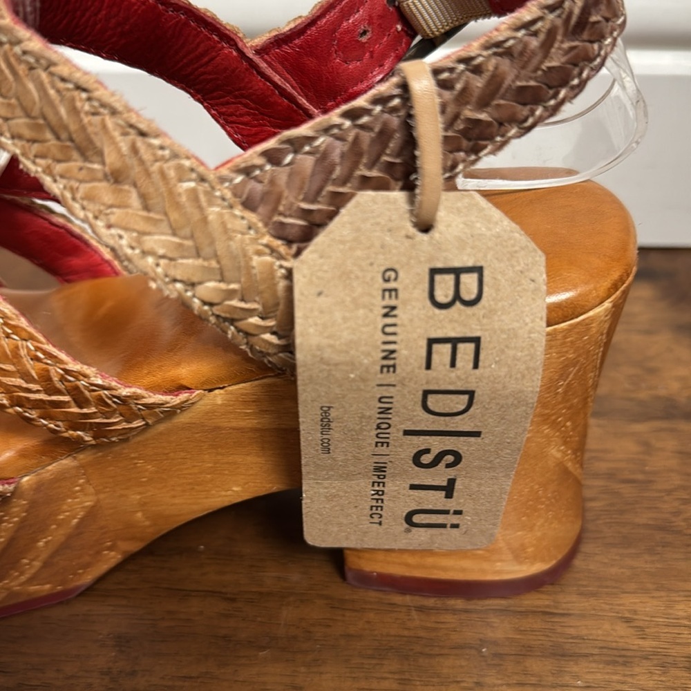 Bed Stu Voicing Braided Leather Platform Sandals - Picture 8 of 8